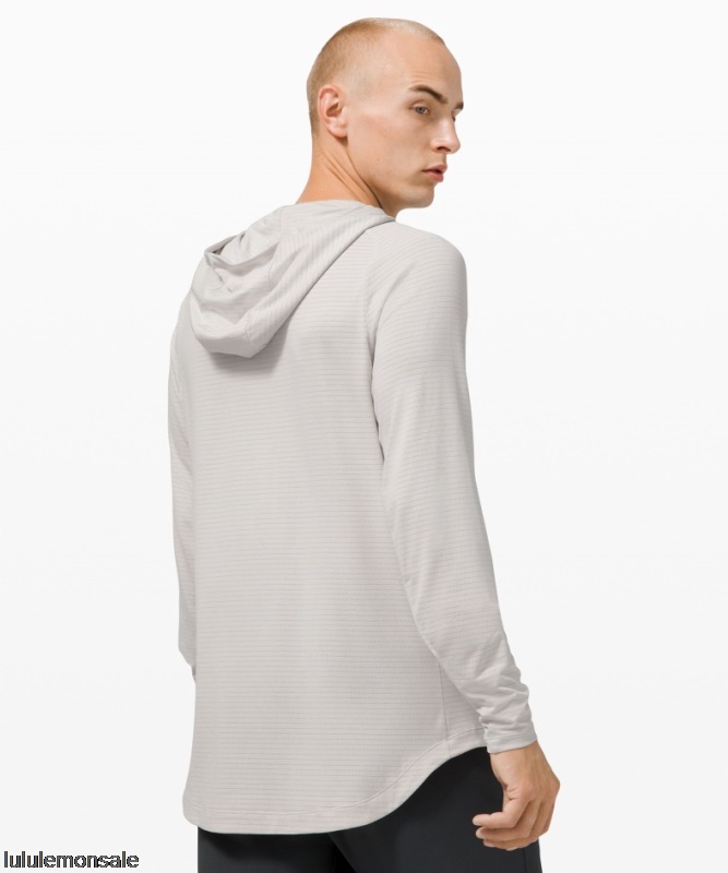 Lululemon Deutschland DELULU645 | Drysense Trainings-Hoodie Heathered Vapor